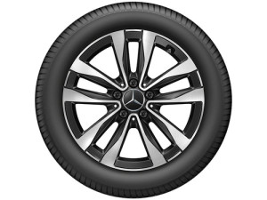 Mercedes Benz Winterkompletträder 4 Stück Vorderachse 225/50R17 und Hinterachse 245/45R17 5-Doppelspeichen-Felge in 17 Zoll