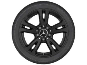 A-Klasse Baureihe 176 Sommerkomplettrad 5-Doppelspeichen-Rad Schwarz 205/55 R16 Q44024111146A