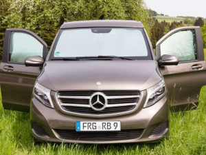 BRANDRUP ISOLITE Inside für Fahrerhausfenster Mercedes-Benz V-Klasse (2014 –) mit Licht/ Regensensor und 360° Kamera, 5-teilig 102701211