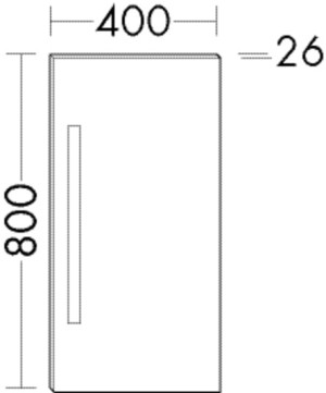 Burgbad Leuchtspiegel Eqio 800x400x26 Eqio, SIEG040PN258 SIEG040PN258