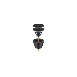 Dornbracht Ablaufgarnitur mit Druckverschluss SERIENNEUTRAL 10125970 1 1/4"" Schwarz matt 10125970-33"