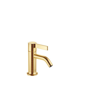 Dornbracht Waschtisch-Einhandbatterie mit Ablaufgarnitur VAIA 33505809 Messing gebürstet (23kt Gold) 33505809-28