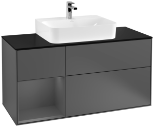 Villeroy & Boch Waschtischunterschrank Finion G16 1200x603x501mm Wandbel WT mit., G162GKGK G162GKGK