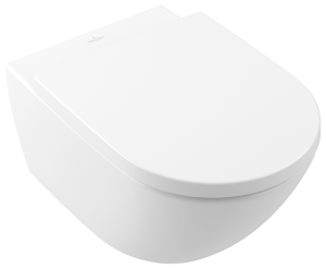 Villeroy & Boch Subway 3.0 WC-Sitz, mit Absenkautomatik (SoftClosing), mit abnehmbaren Sitz (QuickRe 8M42S1RW