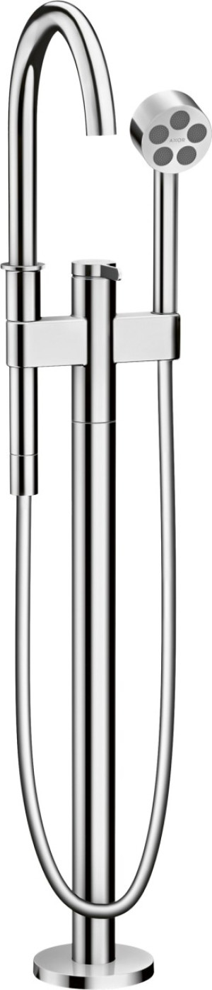 Hansgrohe Wannenmischer Axor One Fertigset zur Bodenmontage chrom, 48440000 48440000