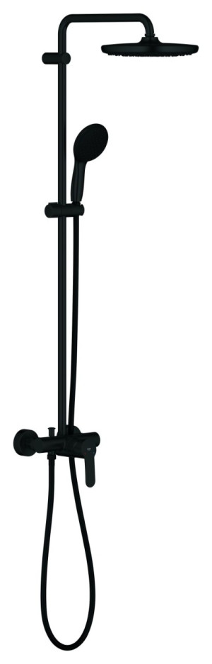 Grohe Duschsystem Tempesta 250 26673_1, Brausebatterie KB Temp. 250 matt black, 266732431 266732431