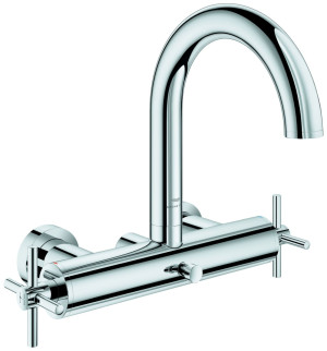 Grohe 2-Griff-Wannenarmatur Atrio 25268 25268000