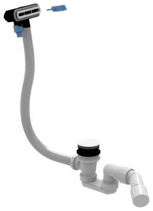 Villeroy & Boch Zubehör Ab-und Überlaufgarnitur, 200 x 300 x 100 mm, Weiß Alpin U90959001