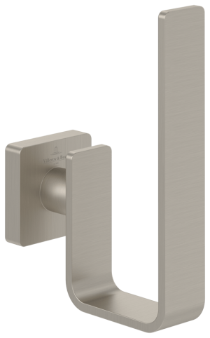 Villeroy & Boch T-Papierhalter Elements - Striking 140x93x45mm Brushed Nickel Matt TVA15201500064