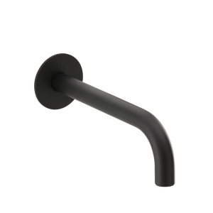 Herzbach Wandauslauf DEEP BLACK 210 Schwarz matt, 23.451400.1.12 23.451400.1.12
