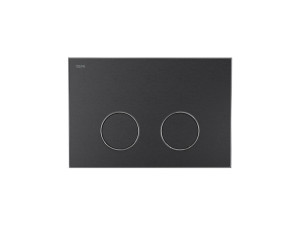 MEPA Frame Betätigungsplatte 2-Mengen Schwarz-Glanzchrom, 421066 421066