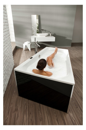 Hoesch Whirlwanne Thasos Trapez 1750x1100 links 3747E.010305002