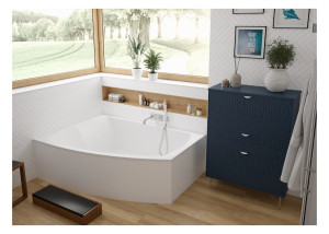 Hoesch Whirlwanne Largo Eck 1800x1300 links 3694E.010305002