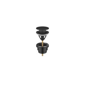 Dornbracht Ablaufgarnitur mit Druckverschluss SERIENNEUTRAL 10125970 1 1/4"" Schwarz matt 10125970-33"