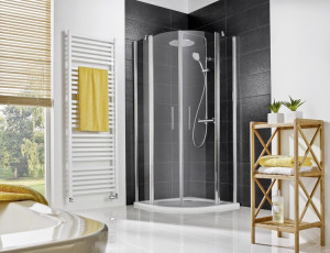 HSK Duschkabinenbau KG HSK Favorit Nova Runddusche, 4-teilig mit Drehtüren 144xxx550