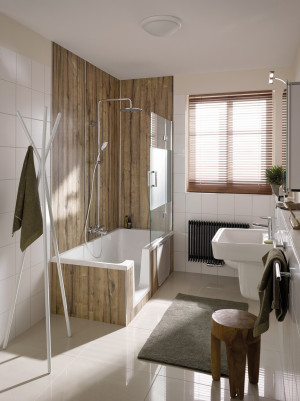 HSK Duschkabinenbau KG HSK Duschbadewanne Dobla, 160x75cm, Einstieg rechts, 540161 540160