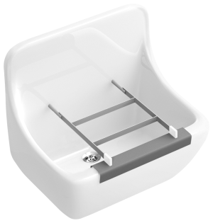 Villeroy & Boch Ausgussbecken O.novo 6912 450x400x350mm Weiß Alpin, 69120101 69120101