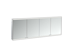 emco LED-Lichtspiegelschrank prime 2 Facelift Unterputz, 2000 mm, 4-türig, IP 20 Rückwand weiß, 9497 949706367