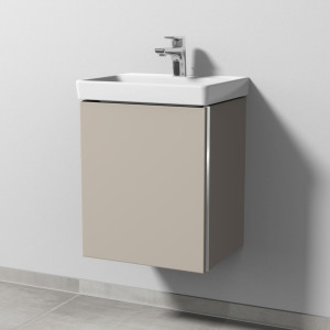 Sanipa 3way Waschtischunterbau zu Villeroy & Boch Avento Waschtisch mit 1 Tür, Kaschmir-Matt BP6181U