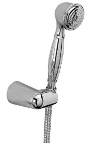 Herzbach Living Spa Wannenset classic, ABS Halter Handbrause Bronze, 11.512300.1.05 11.512300.1.05