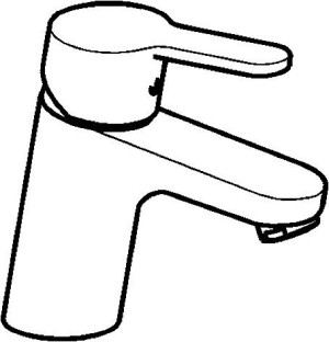 Waschtisch-Einhandmischer Hansaprimo 4942 verchromt 49422203
