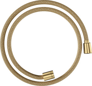 Hansgrohe Textilbrauseschlauch Axor 1250mm mit konischer/zylindrischer Mutter, brushed gold optic, 2 28227250