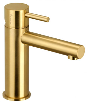 Herzbach Design iX Waschtisch-ELB ohne Ablauf Edelstahl Brass, 21.133200.1.41 21.133200.1.41
