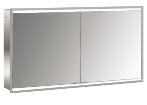 emco LED-Lichtspiegelschrank prime 2 Facelift Unterputz, 1300 mm, 2-türig, IP 20 Rückwand verspiegel 949706257