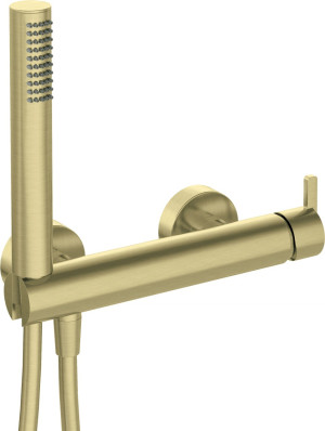 Neuesbad Serie 600 Brausearmatur mit Brauseset, Oberfläche: gold gebürstet NB1BQS_R41M1