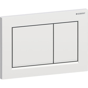 Geberit Betätigungsplatte Omega30, mattchrom-lackiert/beschichtet/glanzchrom, 115080 115080JQ1
