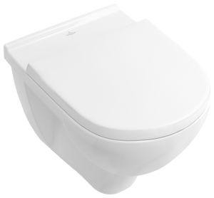 Villeroy & Boch Tiefspül-WC spülrandlos O.novo, 360x560mm DirectFlush weiss AntiBac CeramicPlus 5660R0T2