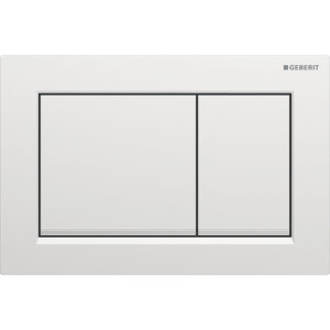Geberit Betätigungsplatte Omega30, mattchrom-lackiert/beschichtet/glanzchrom, 115080 115080JQ1