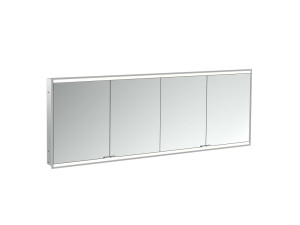 emco LED-Lichtspiegelschrank prime 2 Facelift Unterputz, 1800 mm, 4-türig, IP 20 Rückwand verspiegel 949706265