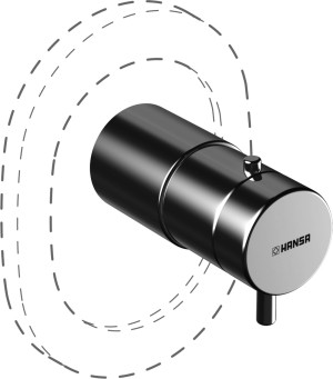Umbausatz Einhebelmischer in Thermostat für Unterputz-Körper 100, Hansa Umbausatz 0822 8220100