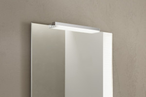 emco LED-Spiegelklemmleuchte waagerecht, 500 x 24 x 40 mm neutralweiss 4000 K, chrom Energieeffizien 449200106