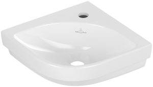 Villeroy & Boch Subway 3.0 Eck-Handwaschbecken, 320 x 320 x 145 mm, Weiß Alpin CeramicPlus, ohne Übe 437146R1