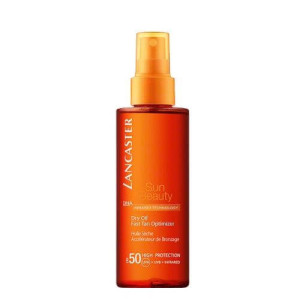 Sun Beauty - Huile Sèche Accélérateur de Bronzage SPF50-150ml LANCASTER