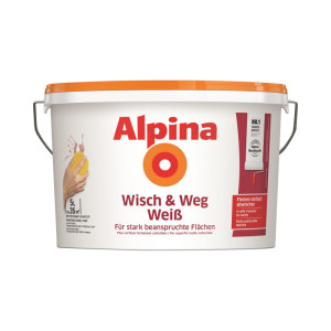 Alpina Wisch & Weg Weiß 5 Liter matt
