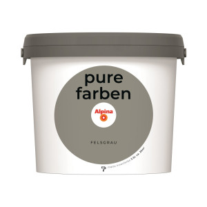 Alpina Pure Farben Felsgrau 2,5 Liter