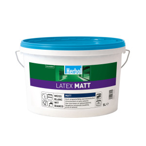 Herbol Latex Matt 5 l weiß