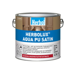 Herbol Herbolux Aqua PU Satin 2,5 l weiß