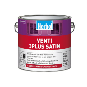 Herbol Venti 3Plus Satin 2,5 l weiß