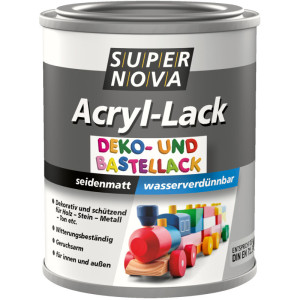 Super Nova Acryl-Bastellack 125 ml grau