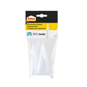 Pattex Kartuschen-Spitzen 5 Stück + Kappe