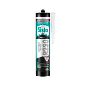 Sista R230 Struktur Acryl weiß 300 ml