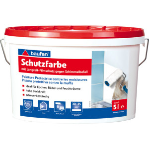 Baufan Schutzfarbe für Wand & Decke 5,0 l