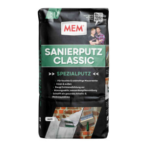 MEM Sanierputz Classic 25 kg weiß