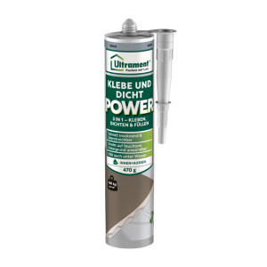 Ultrament Klebe- und Dichtpower 470 g grau