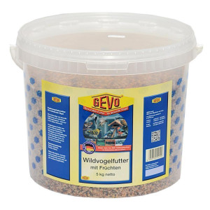 GEVO Wildvogelfutter mit Früchten 5 kg Eimer