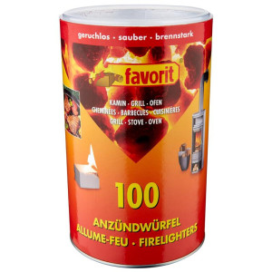Favorit Anzündwürfel 100 Stück in der Dose
